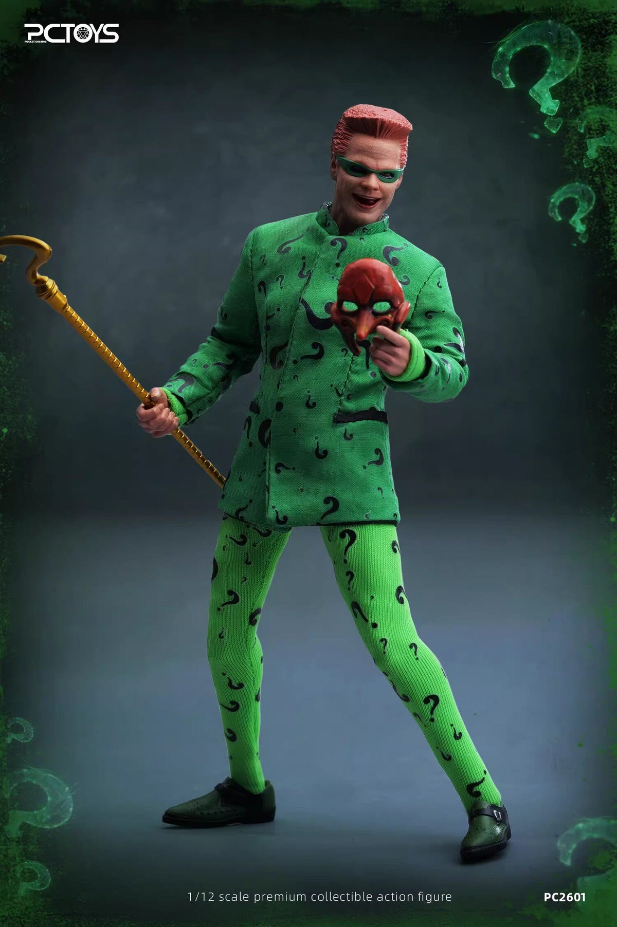 Presale PCTOYS PC2601 1/12 Forever Riddler Carrey Male Action Figure Model Toy