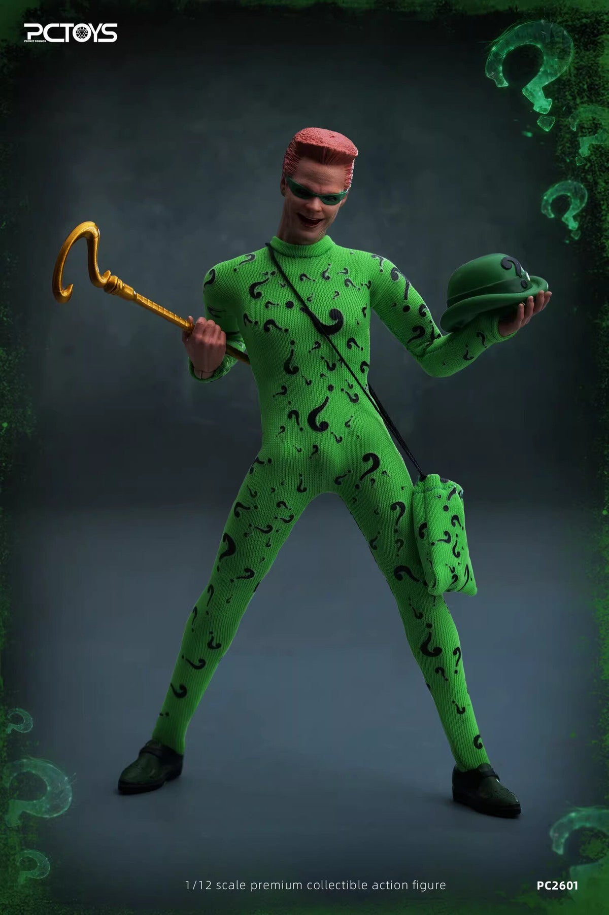 Presale PCTOYS PC2601 1/12 Forever Riddler Carrey Male Action Figure Model Toy