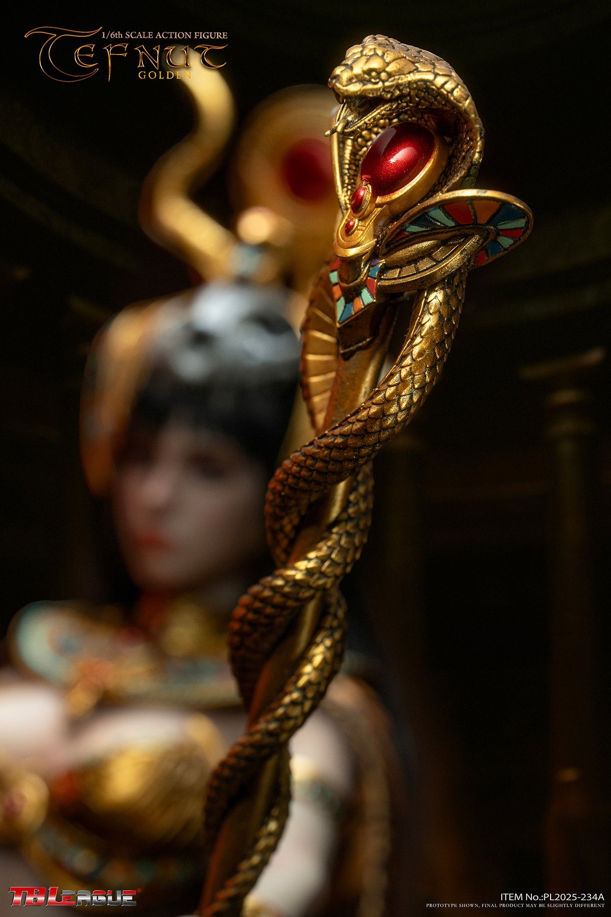 TBLeague PL2025-234A 1/6 Egyptian Goddess Tefnut-Golden Female Action Figure Toy