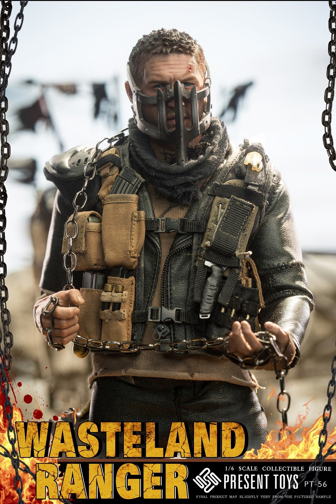 PRESENT TOYS PT-sp56 1/6 The Mad Man Max Tom Sammler-Actionfigur Modellspielzeug