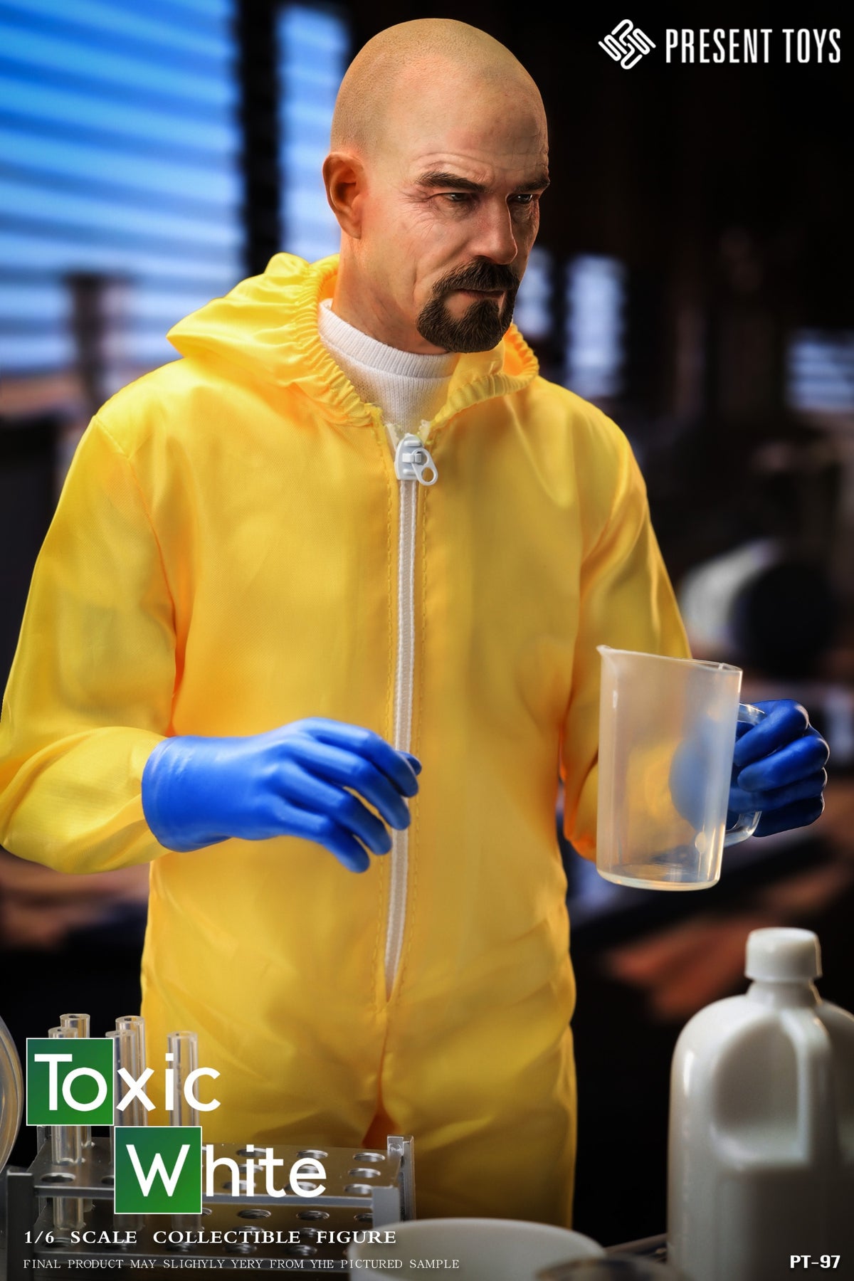 PRESENT TOYS PT-sp97 1/6 Breaking Toxic Mr. White The Bad Actionfigur-Modell