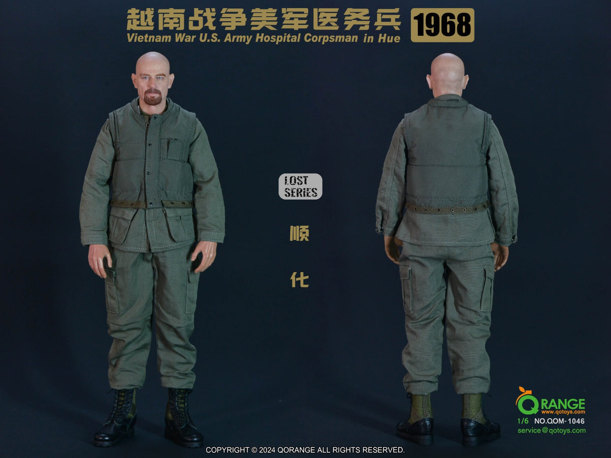 QORANGE QOTOYS QOM-1046 1/6 Vietnamkrieg U.S. Army Sanitäter männliche Figur