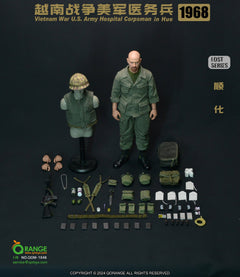 QORANGE QOTOYS QOM-1046 1/6 Vietnamkrieg U.S. Army Sanitäter männliche Figur
