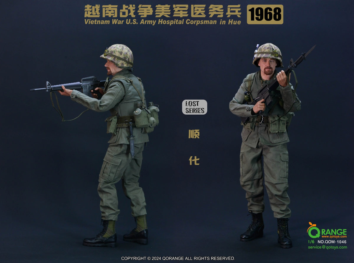 QORANGE QOTOYS QOM-1046 1/6 Vietnamkrieg U.S. Army Sanitäter männliche Figur