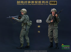 QORANGE QOTOYS QOM-1046 1/6 Vietnamkrieg U.S. Army Sanitäter männliche Figur