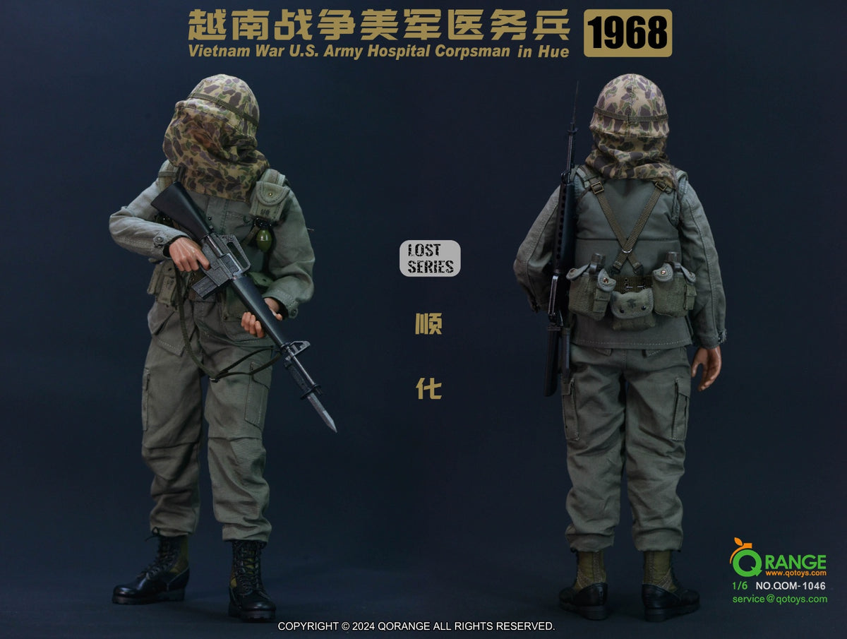 QORANGE QOTOYS QOM-1046 1/6 Vietnamkrieg U.S. Army Sanitäter männliche Figur