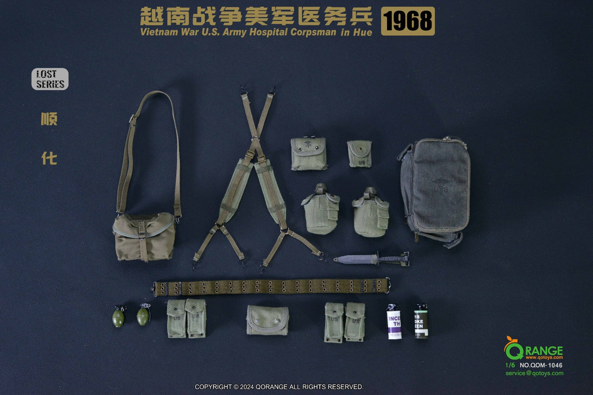 QORANGE QOTOYS QOM-1046 1/6 Vietnamkrieg U.S. Army Sanitäter männliche Figur