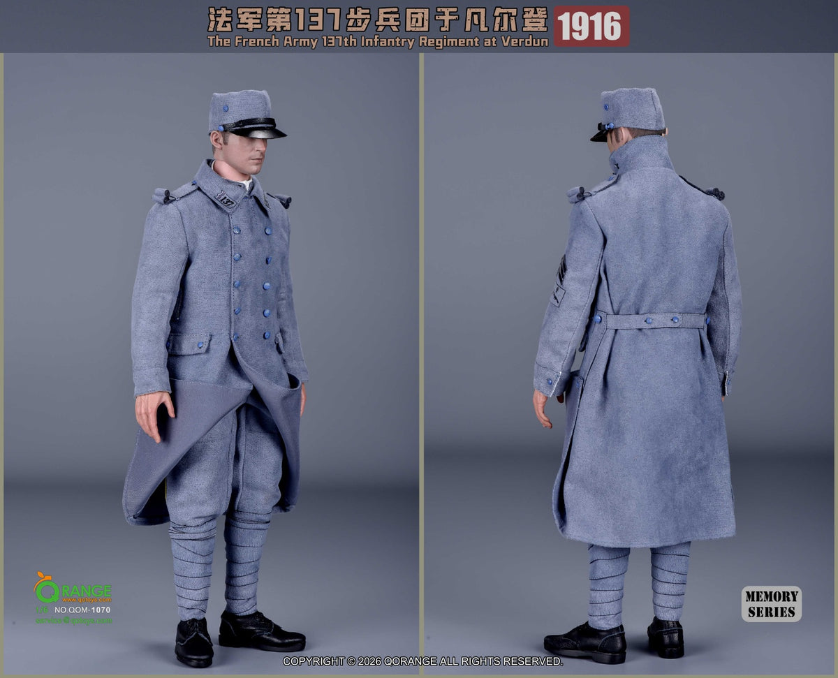 Vorbestellung QORANGE QOTOYS QOM-1070 1/6 Französische Armee, 137. Infanterieregiment, Verdun 1916