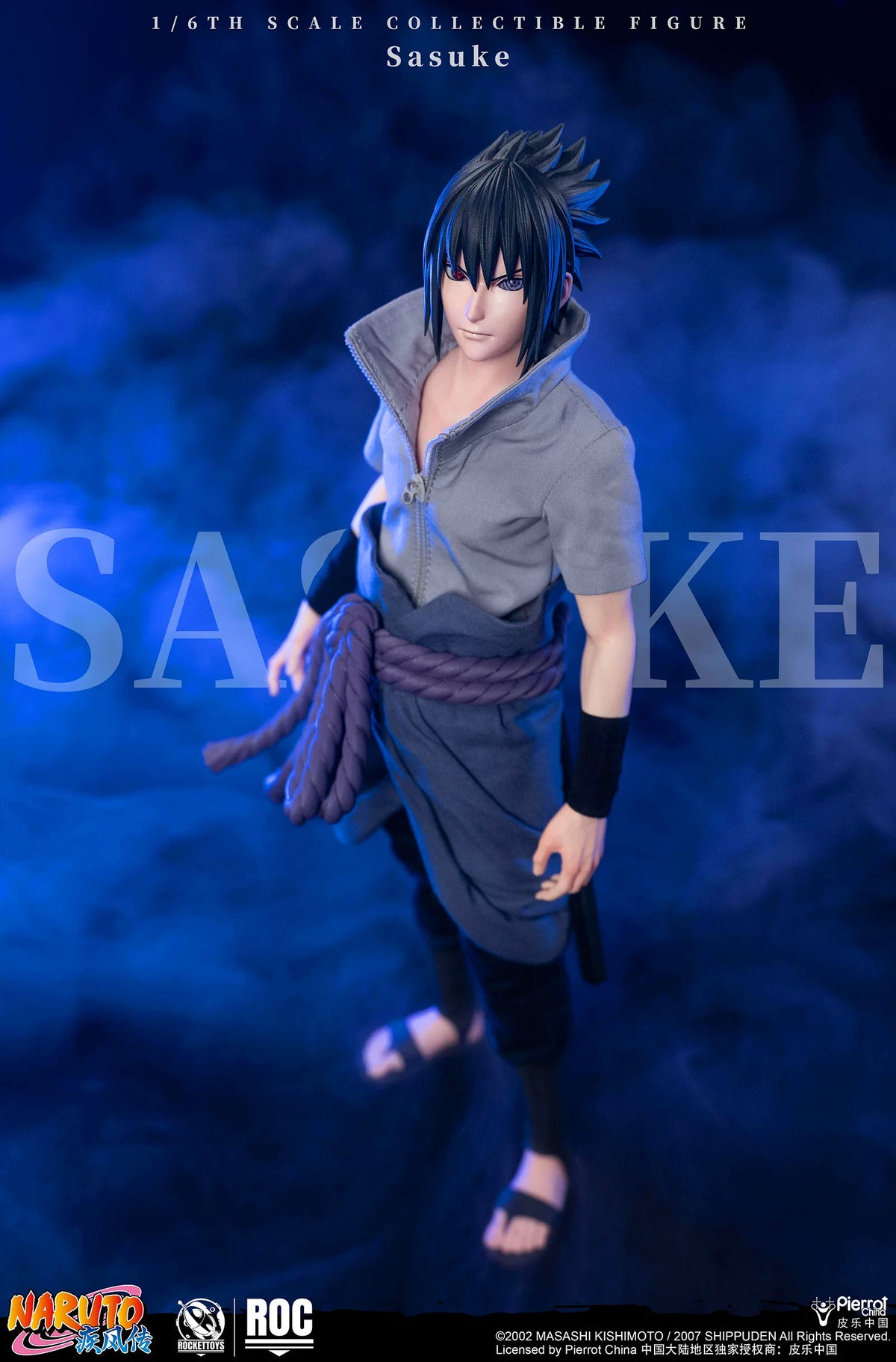 Vorverkauf ROCKETTOYS ROC-017 1/6 Uchiha Sasuke Sammler-Actionfigur Modellspielzeug