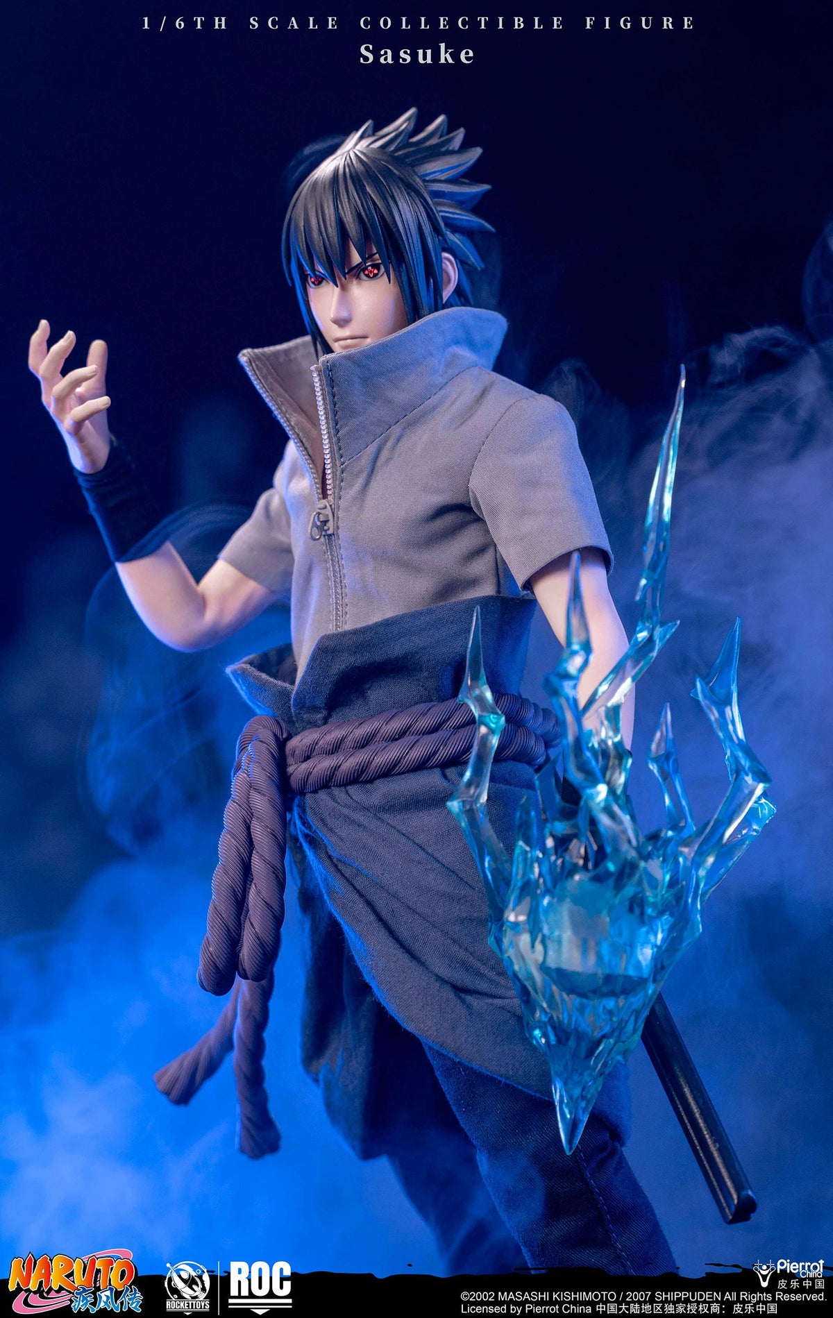 Vorverkauf ROCKETTOYS ROC-017 1/6 Uchiha Sasuke Sammler-Actionfigur Modellspielzeug