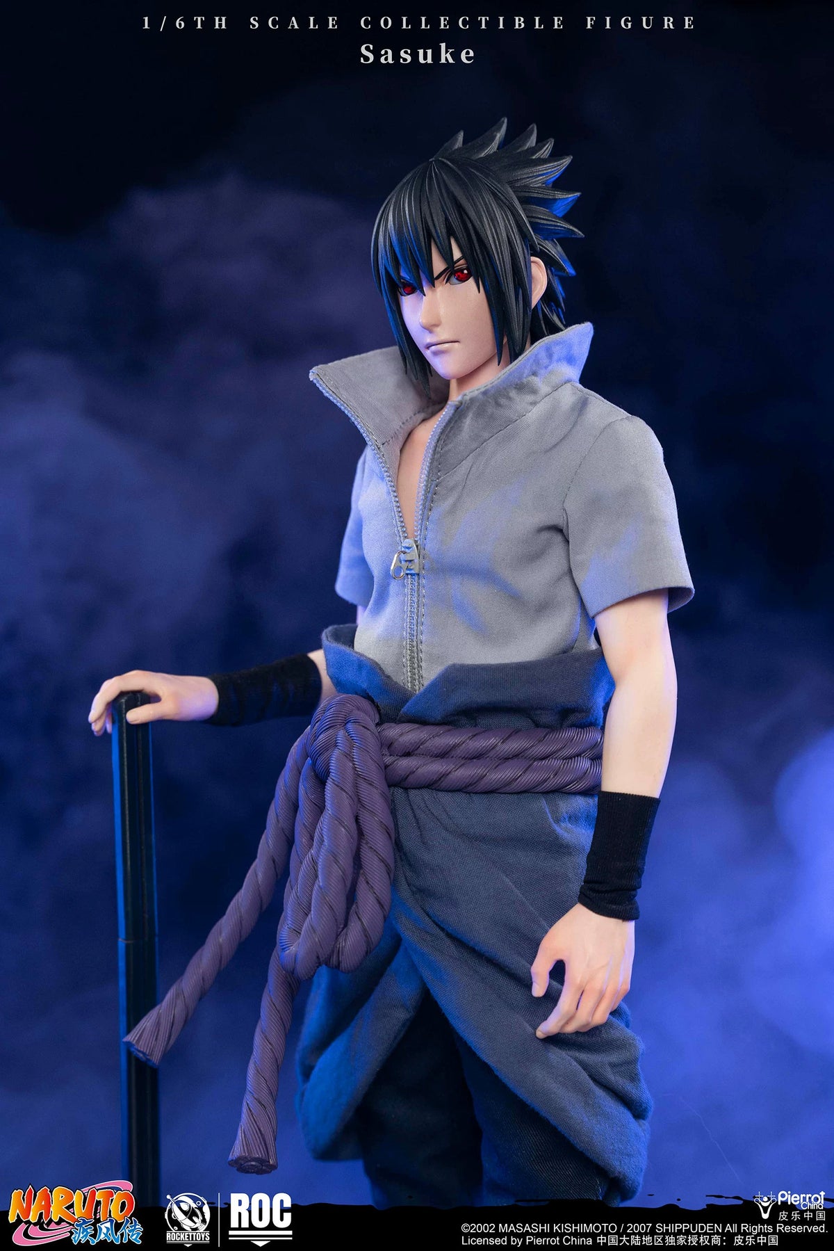 ROCKETTOYS ROC-018 1/6 Uchiha Sasuke Collectible Action Figure Model Toy