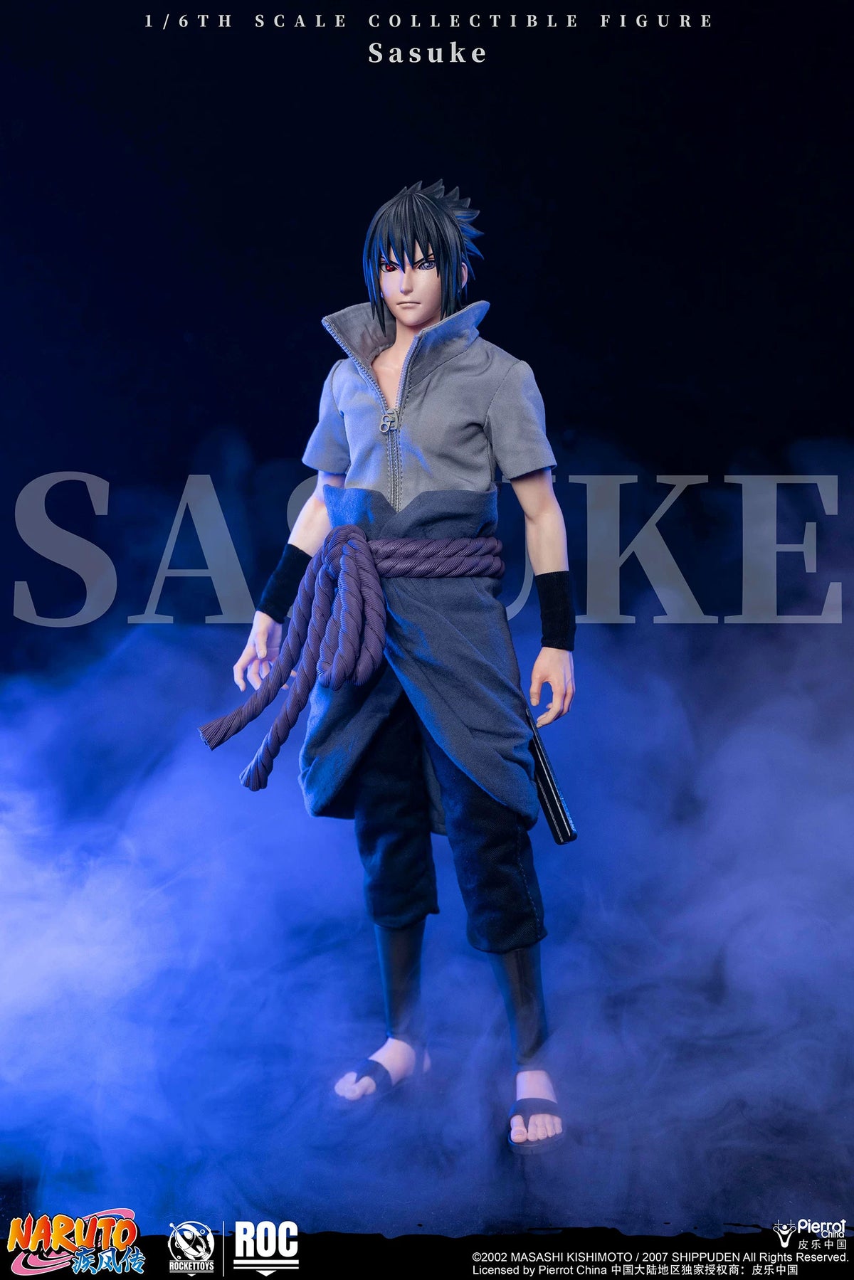 Vorverkauf ROCKETTOYS ROC-017 1/6 Uchiha Sasuke Sammler-Actionfigur Modellspielzeug