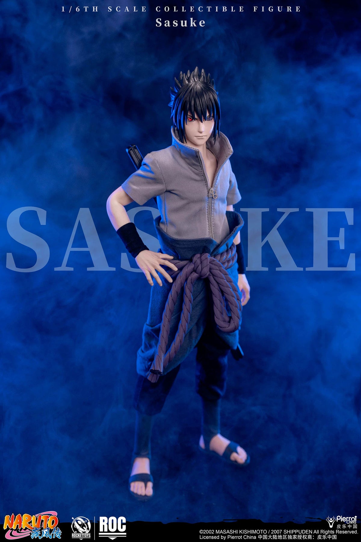 ROCKETTOYS ROC-018 1/6 Uchiha Sasuke Collectible Action Figure Model Toy