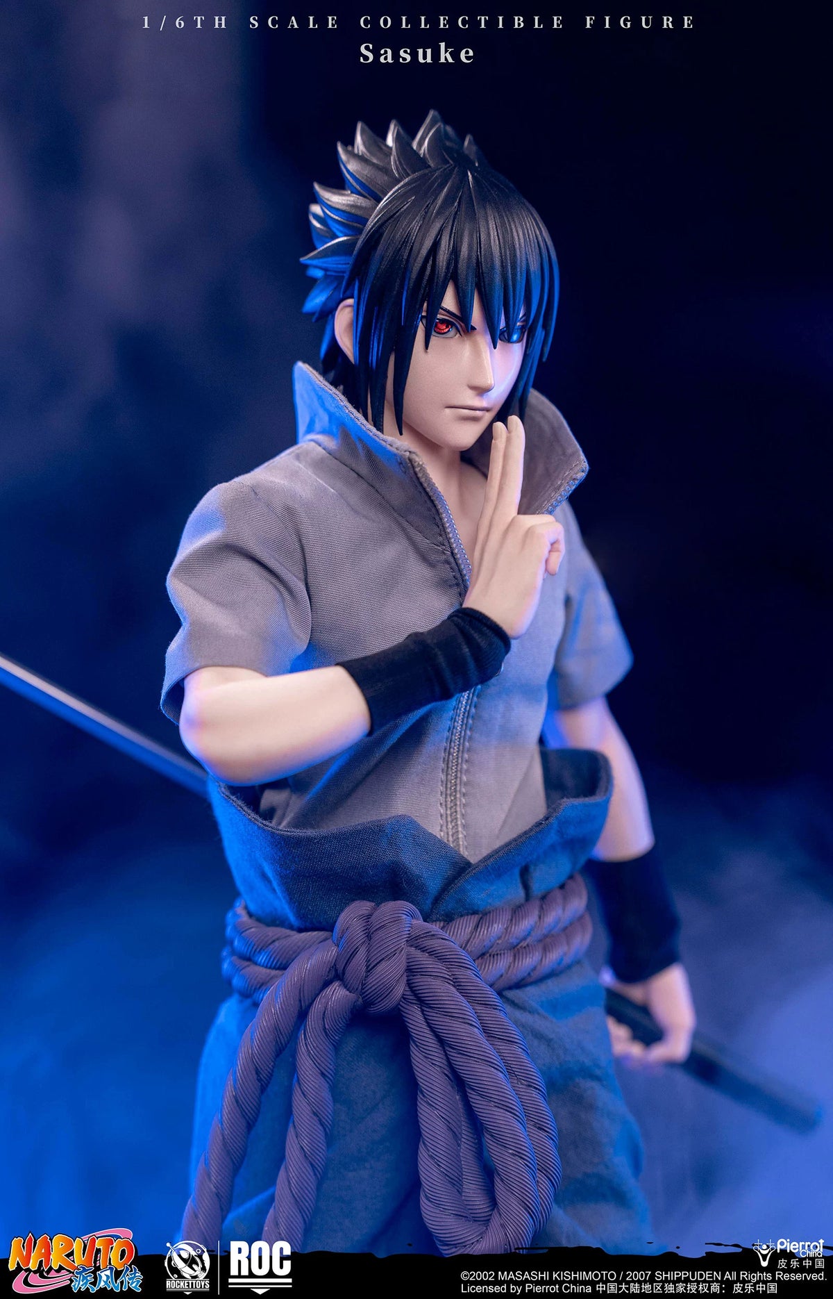 ROCKETTOYS ROC-018 1/6 Uchiha Sasuke Collectible Action Figure Model Toy