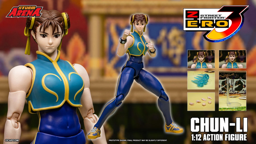 Vorverkauf Storm Arena SFSA06 1/12 Street Fighter Zero 3 CHUN-LI Actionfigur Spielzeug