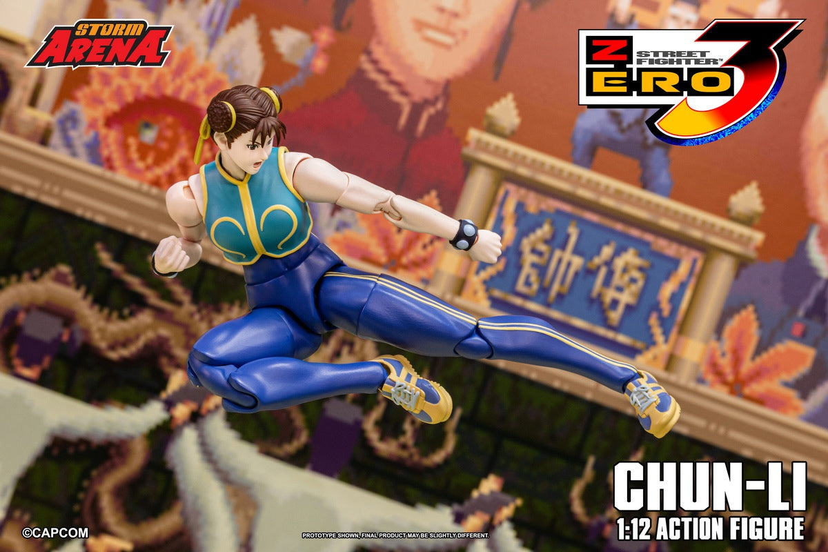 Presale Storm Arena SFSA06 1/12 Street Fighter Zero 3 CHUN-LI Action Figure Toy