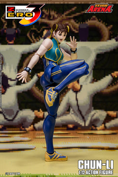 Presale Storm Arena SFSA06 1/12 Street Fighter Zero 3 CHUN-LI Action Figure Toy