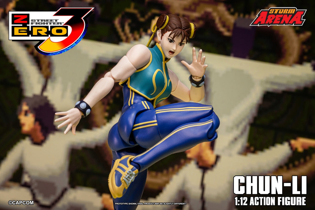 Presale Storm Arena SFSA06 1/12 Street Fighter Zero 3 CHUN-LI Action Figure Toy