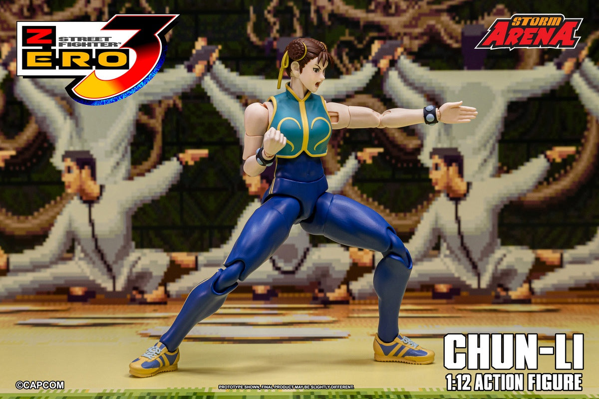 Presale Storm Arena SFSA06 1/12 Street Fighter Zero 3 CHUN-LI Action Figure Toy