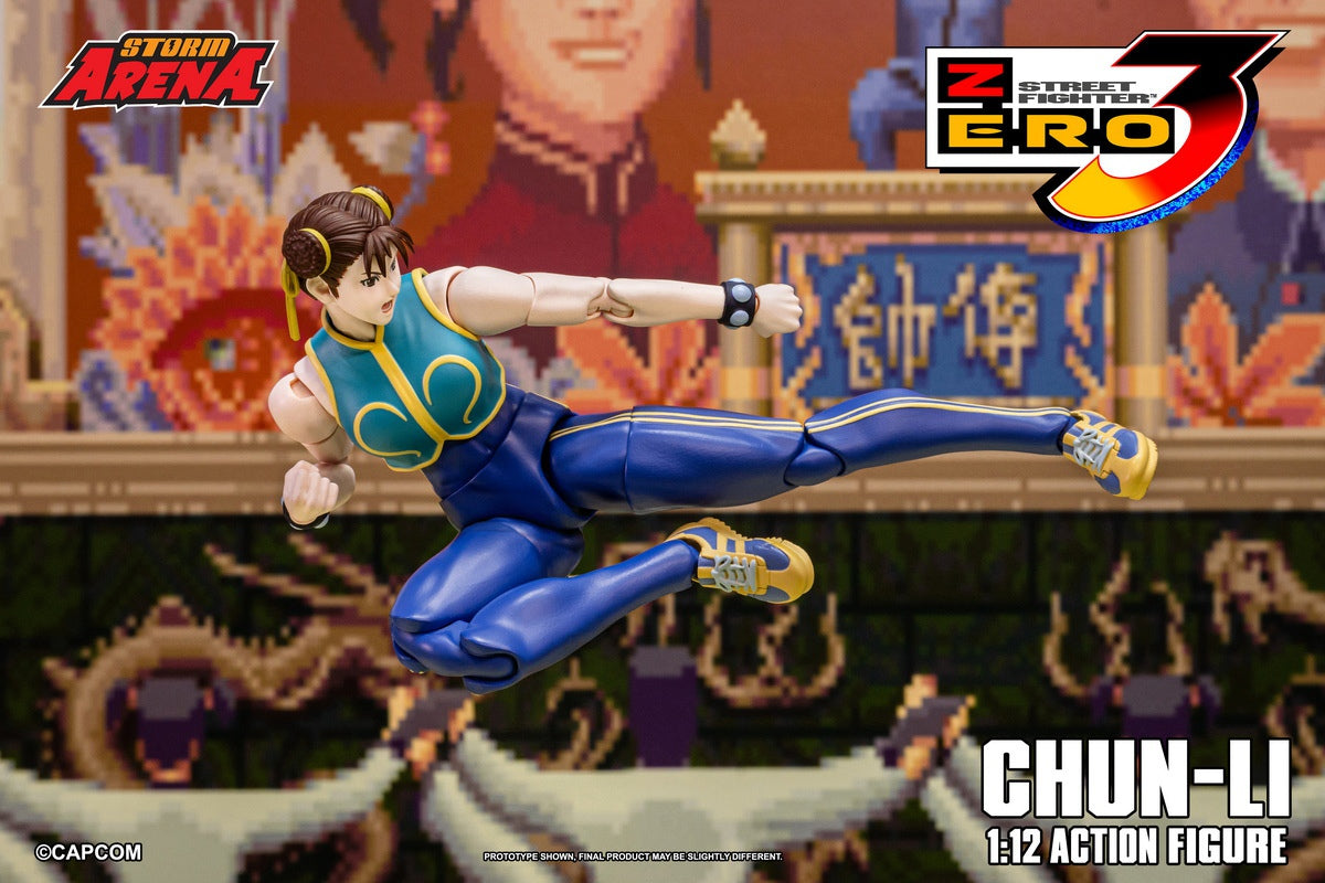 Presale Storm Arena SFSA06 1/12 Street Fighter Zero 3 CHUN-LI Action Figure Toy