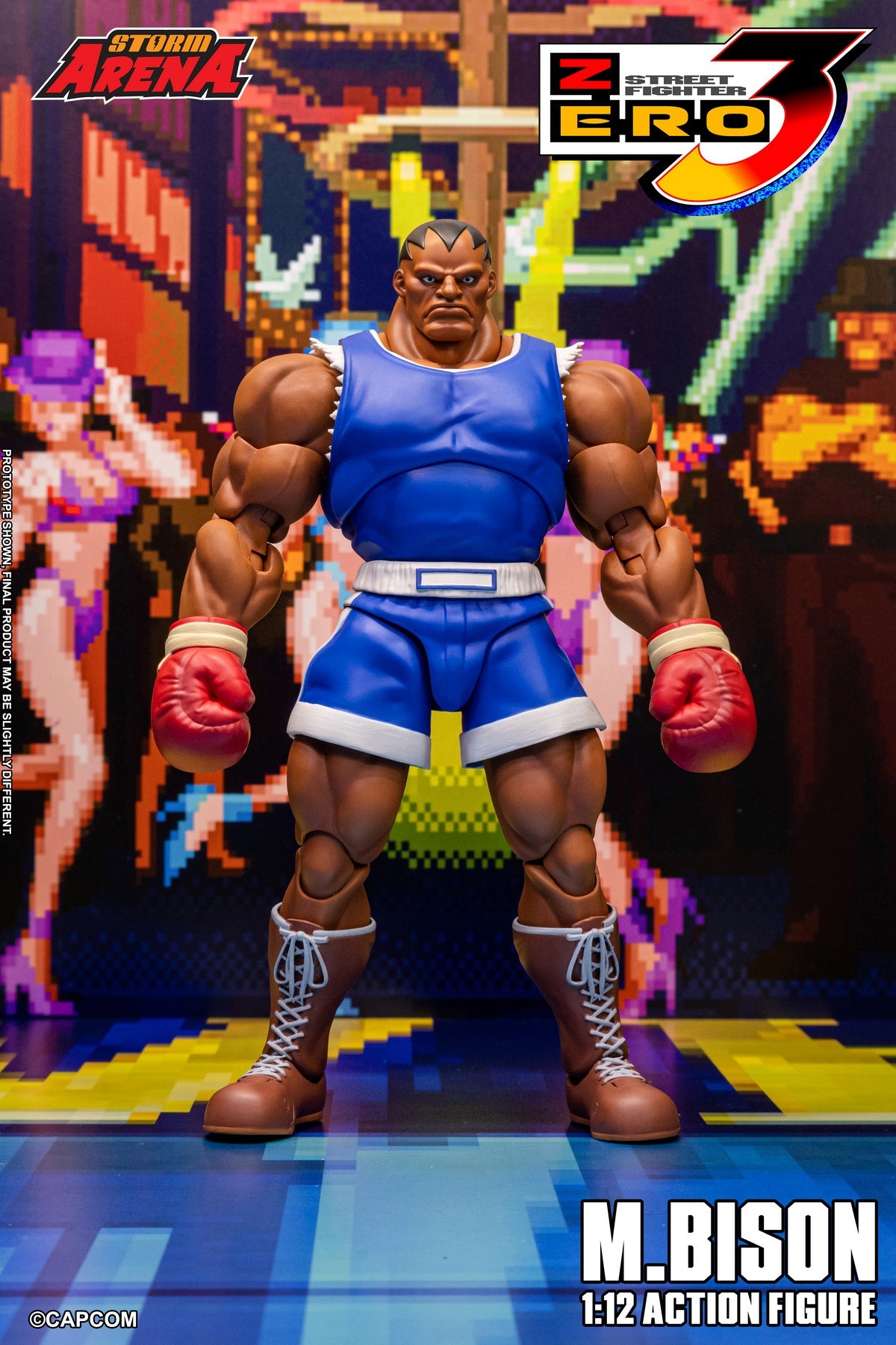 Vorverkauf STORM ARENA SFSA09 1/12 M.Bison Street Fighter Zero 3 Actionfigur Spielzeug