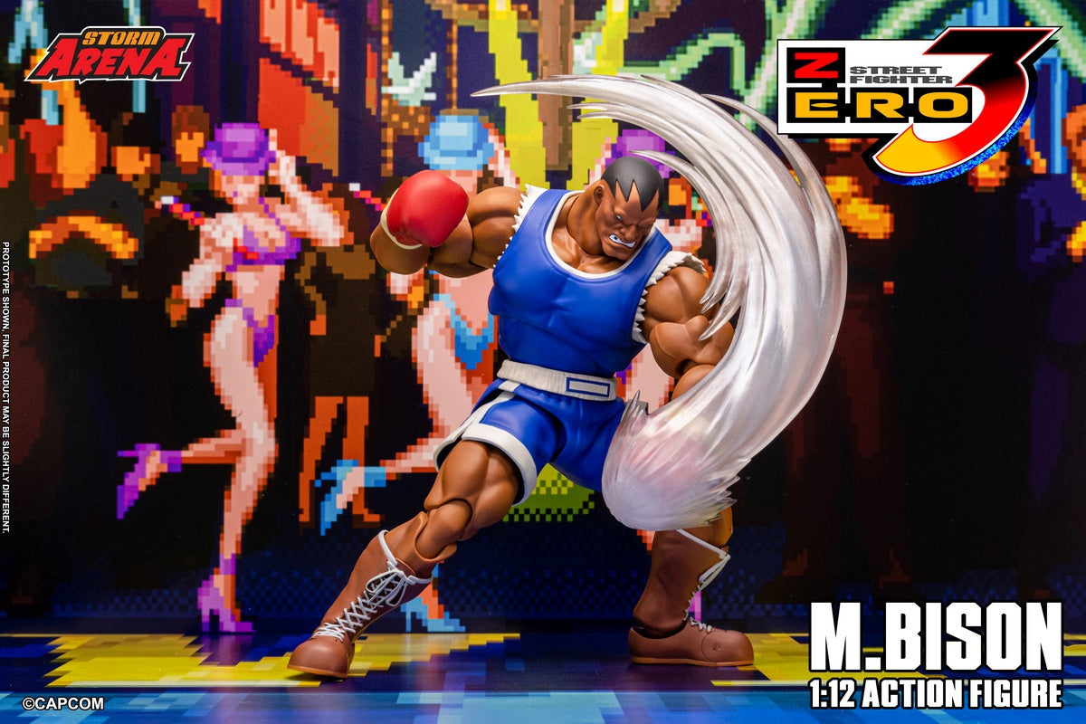Vorverkauf STORM ARENA SFSA09 1/12 M.Bison Street Fighter Zero 3 Actionfigur Spielzeug