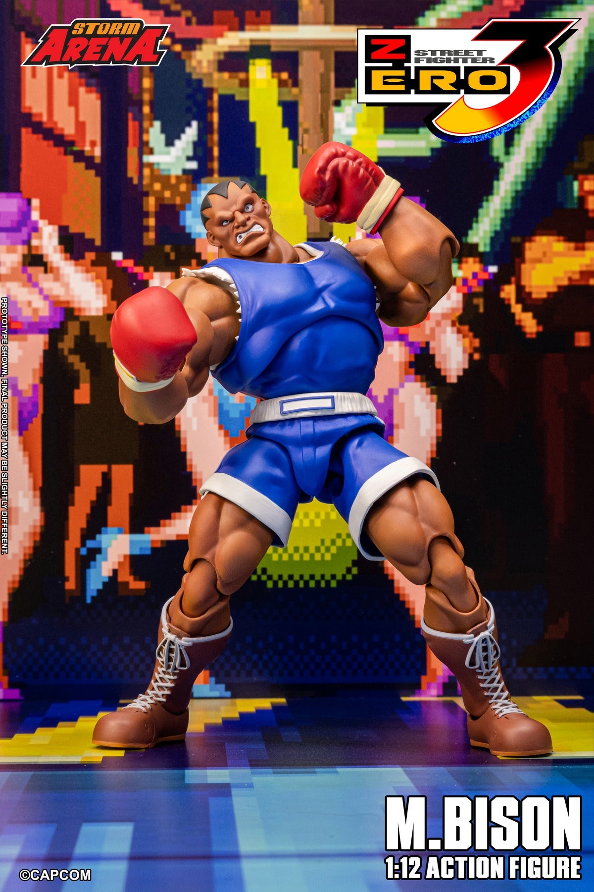 Vorverkauf STORM ARENA SFSA09 1/12 M.Bison Street Fighter Zero 3 Actionfigur Spielzeug