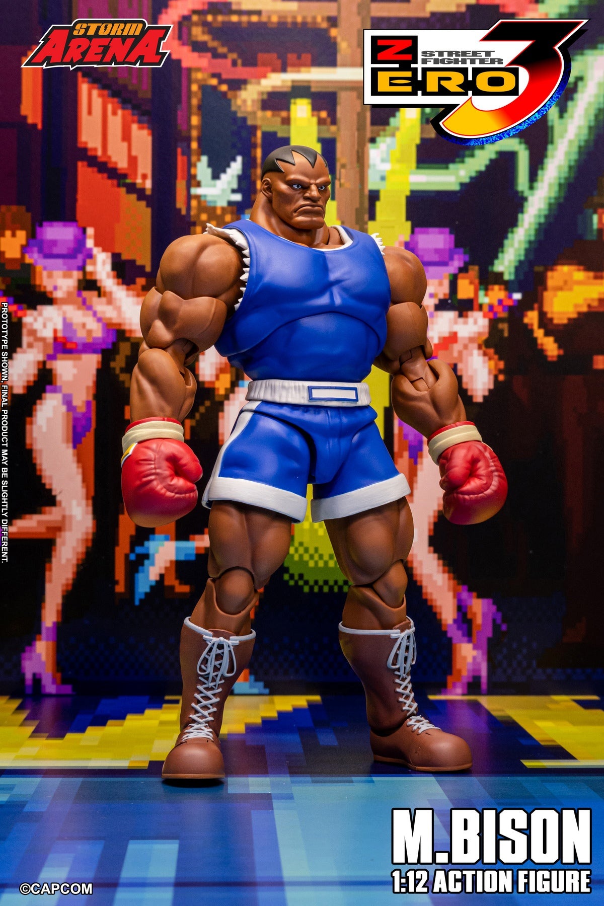 Vorverkauf STORM ARENA SFSA09 1/12 M.Bison Street Fighter Zero 3 Actionfigur Spielzeug