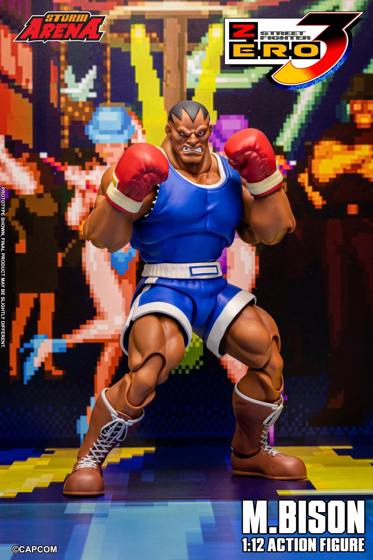 Vorverkauf STORM ARENA SFSA09 1/12 M.Bison Street Fighter Zero 3 Actionfigur Spielzeug