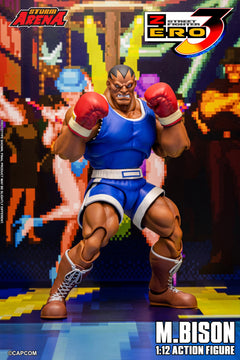 Vorverkauf STORM ARENA SFSA09 1/12 M.Bison Street Fighter Zero 3 Actionfigur Spielzeug