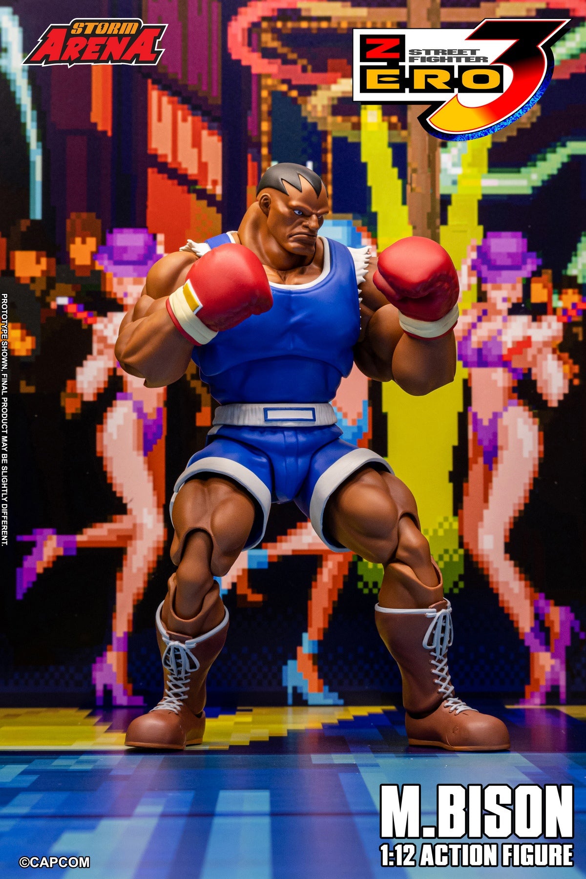 Vorverkauf STORM ARENA SFSA09 1/12 M.Bison Street Fighter Zero 3 Actionfigur Spielzeug