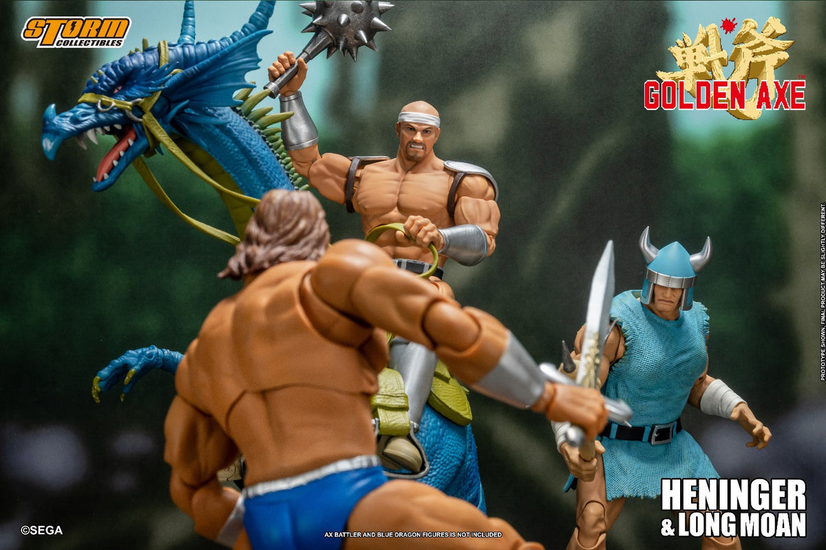 Storm Toys SGGX09 1/12 Golden Axe HENINGER & LONG MOAN Actionfiguren-Doppelpack