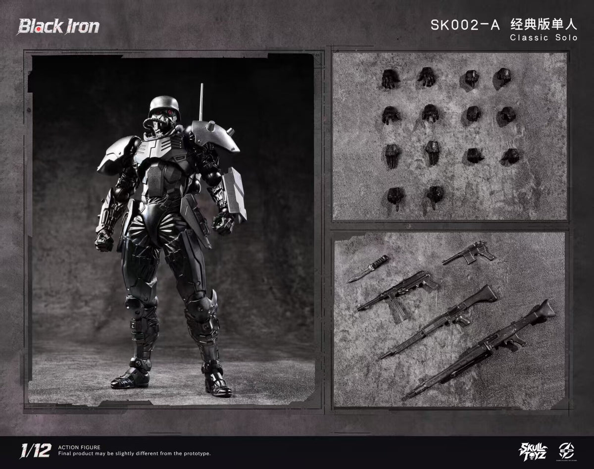 Vorverkauf Skull Toyz X Snake SK002-A 1/12 Black Iron Actionfigur Classic Solo Ver.