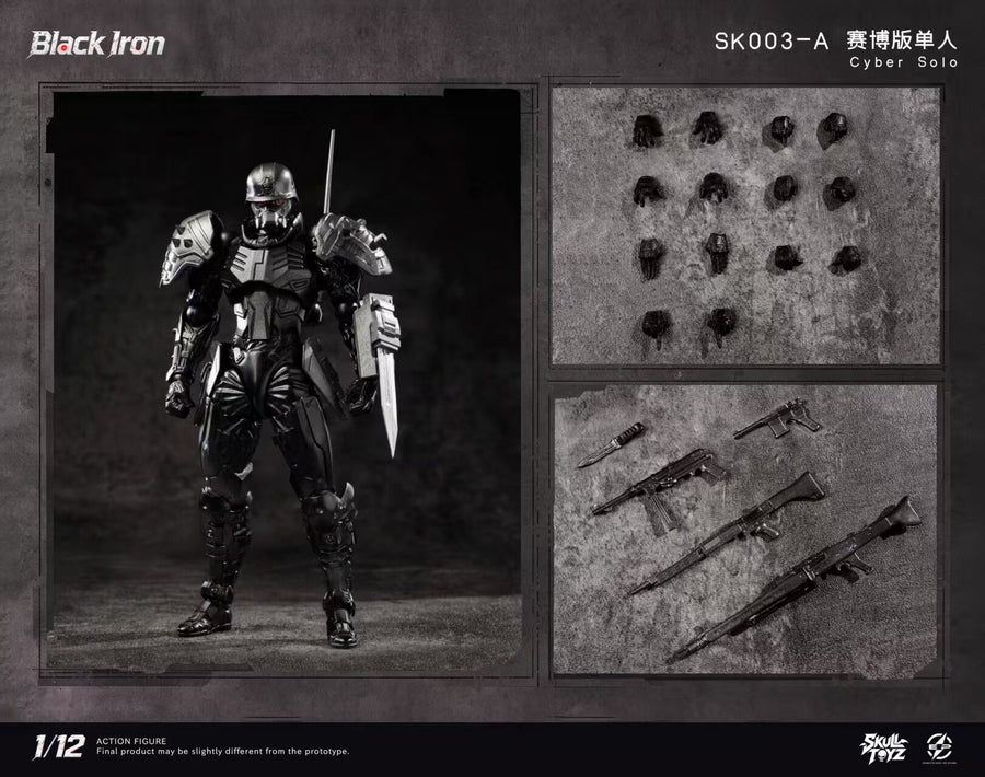 Vorverkauf Skull Toyz X Snake SK003-A 1/12 Black Iron Actionfigur Cyber Solo Ver.