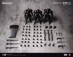 Presale Skull Toyz X Snake SK003-B 1/12 Black Iron Action Figure Cyber Team Ver.