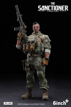 Presale 6inchplus SS001 1/12 The Sanctioner Frank Punisher Action Figure Model