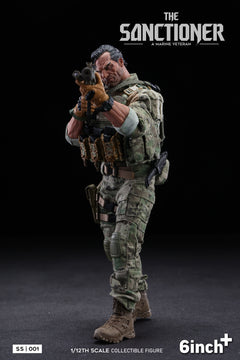 Presale 6inchplus SS001 1/12 The Sanctioner Frank Punisher Action Figure Model