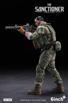 Presale 6inchplus SS001 1/12 The Sanctioner Frank Punisher Action Figure Model