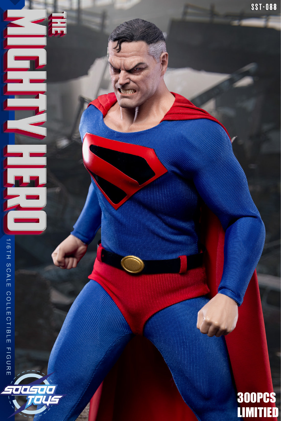 Soosootoys SST-08 8 1/6 The Mighty Hero Kingdom Come Superman Actionfigur