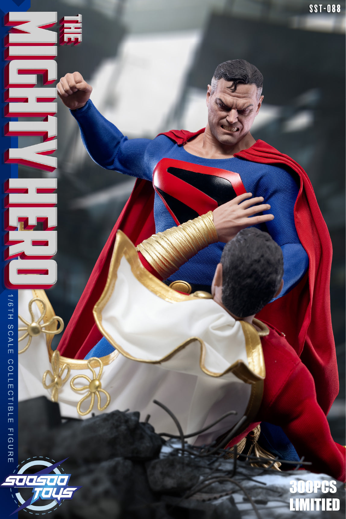 Soosootoys SST-08 8 1/6 The Mighty Hero Kingdom Come Superman Actionfigur