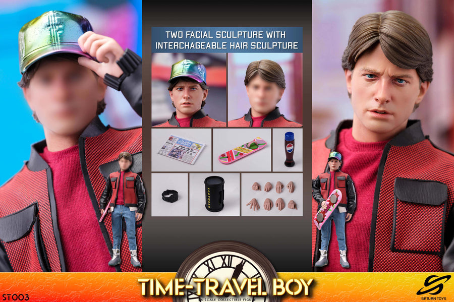 Presale Saturn Toys ST003 1/6 Time Travel Boy Marty Collectible Action Figure