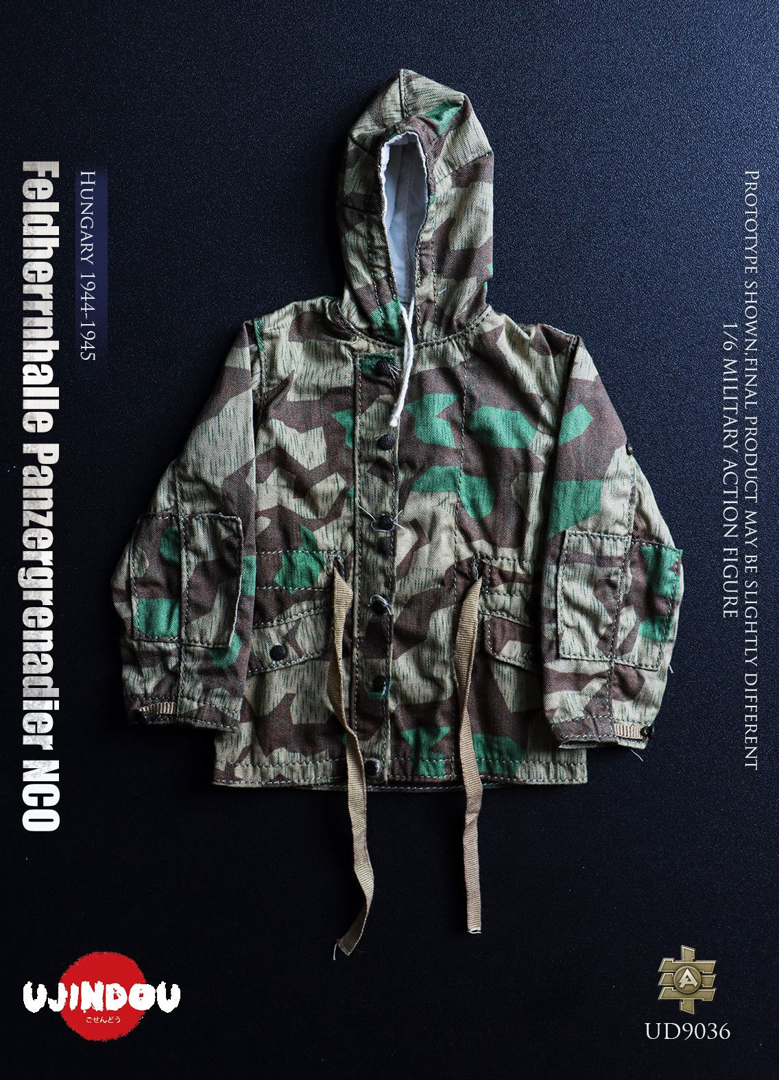 UJINDOU UD9036 1/6 WWII Feldherrnhalle Panzergrenadier NCO Hungary Action Figure
