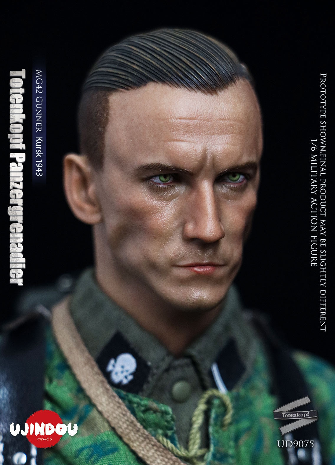 Presale UJINDOU UD9075 1/6 WWII Totenkopf Panzergrenadier MG42 Gunner Kursk 1943