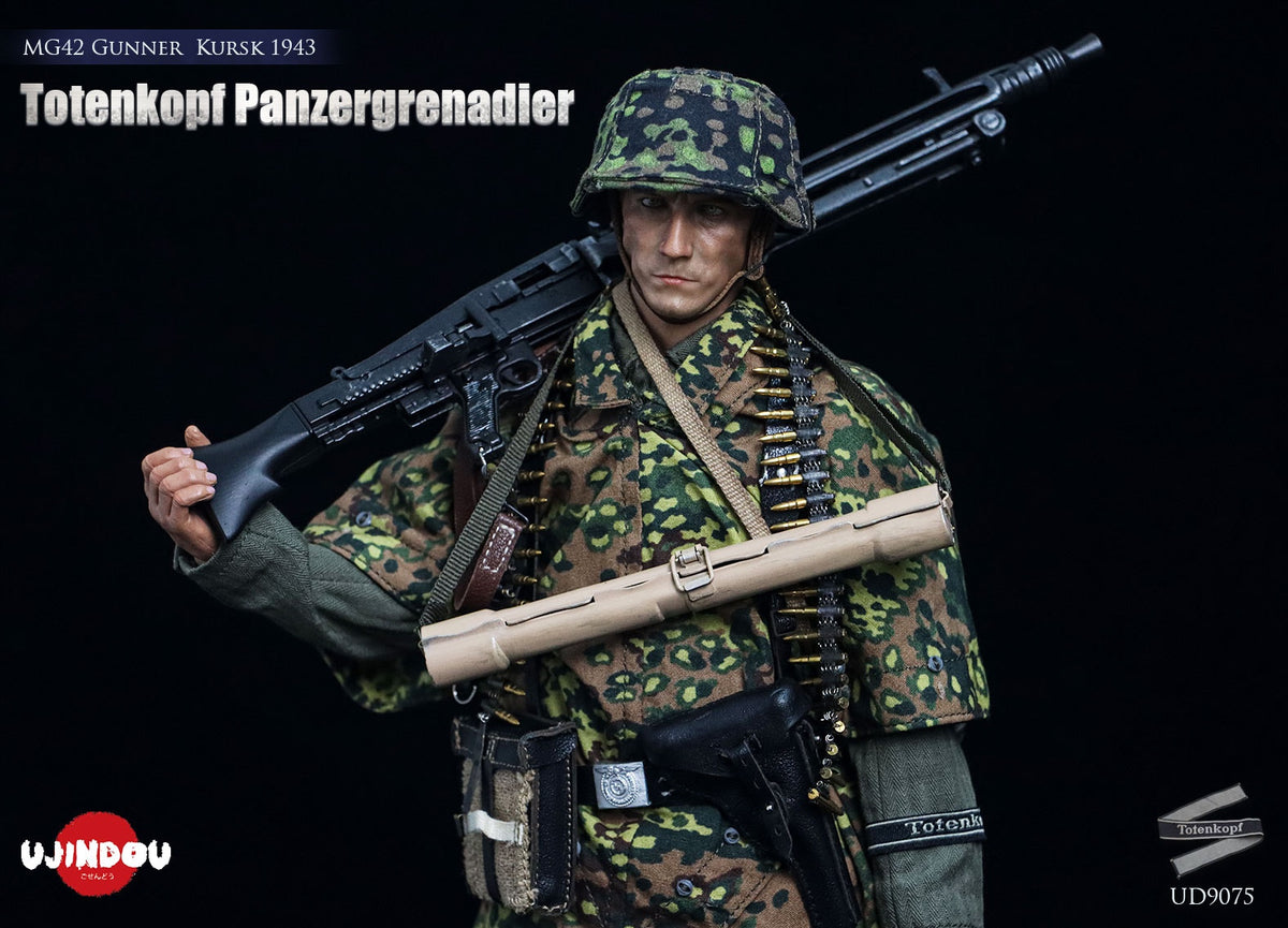 Presale UJINDOU UD9075 1/6 WWII Totenkopf Panzergrenadier MG42 Gunner Kursk 1943
