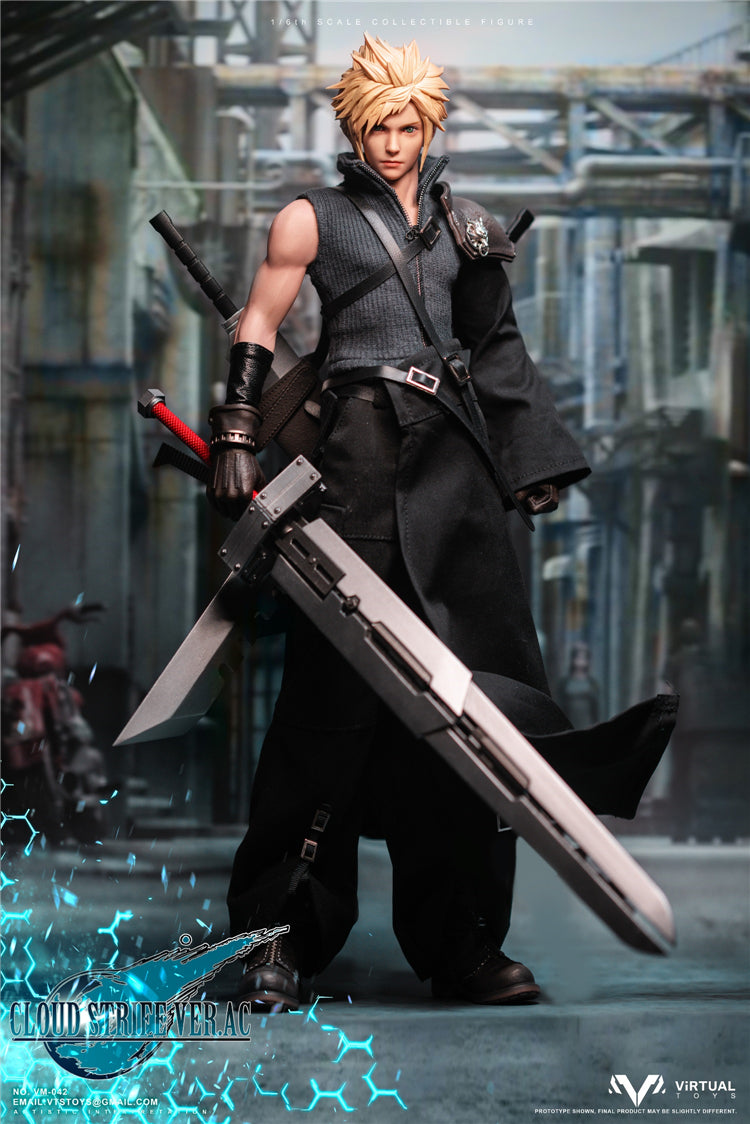 VTSTOYS VM-042B 1/6 Fantasy Former 1st Class Soldier Cloud Strife Actionfigur