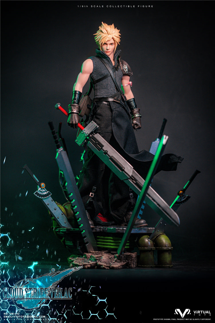 VTSTOYS VM-042B 1/6 Fantasy Former 1st Class Soldier Cloud Strife Actionfigur