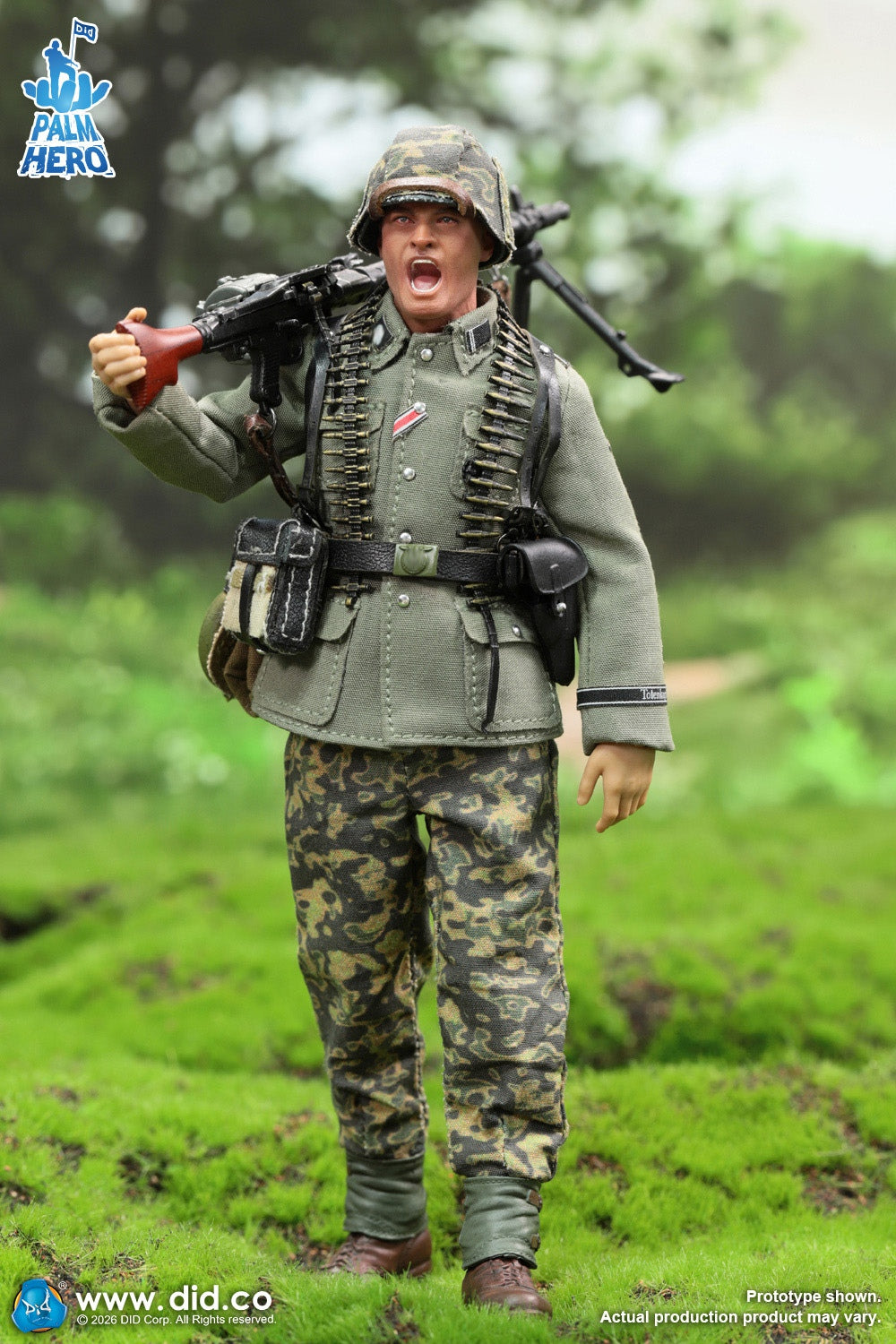 Vorverkauf DID XD80042 1/12 WWII Deutscher MG34 Schütze Alois Actionfigur Modellspielzeug
