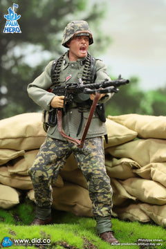 Vorverkauf DID XD80042 1/12 WWII Deutscher MG34 Schütze Alois Actionfigur Modellspielzeug
