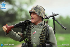 Vorverkauf DID XD80042 1/12 WWII Deutscher MG34 Schütze Alois Actionfigur Modellspielzeug