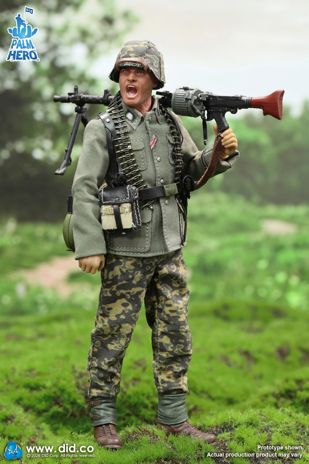 Vorverkauf DID XD80042 1/12 WWII Deutscher MG34 Schütze Alois Actionfigur Modellspielzeug